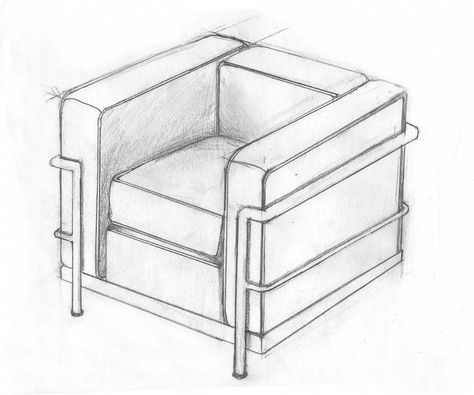 Corbusier Interior, Le Corbusier Chair, Le Corbusier Furniture, Corbusier Furniture, Corbusier Chair, Shipping Pallet, Chair Photography, Le Corbusier Architecture, Chair Drawing