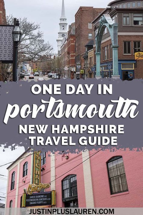 What to See in Downtown Portsmouth NH: The Best Things to Do in Portsmouth New Hampshire #Travel #USA #Portsmouth #NewHampshire #Itinerary New Hampshire Travel, Portsmouth New Hampshire Aesthetic, Things To Do In Portsmouth New Hampshire, Portsmouth New Hampshire, Portsmouth Nh, Travel Bucket List Usa, New England Travel, Us Travel Destinations, Usa Travel Guide