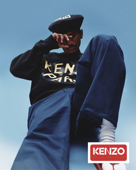 Kenzo Ad, Lookbook Editorial, Chain Outfit, Editorial Campaign, Movement Pictures, Career Readiness, Blue Backdrops, The Claw, Inspirational Pictures