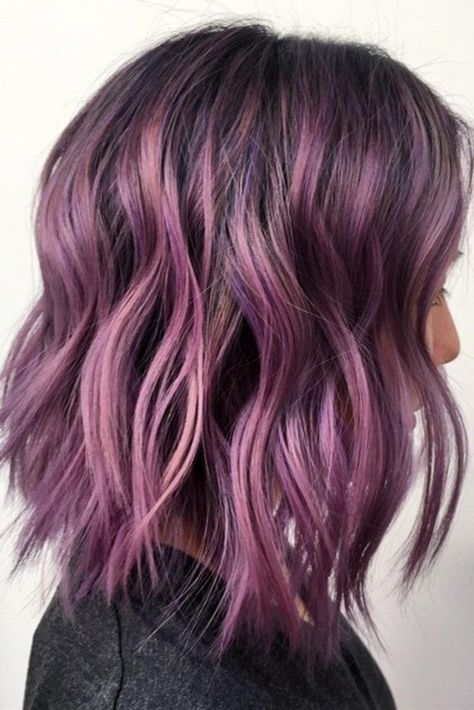 How to Choose the Best Bob Haircut ★ See more: http://lovehairstyles.com/how-to-choose-best-bob-haircut/ Natural Roots Colorful Hair, Unnatural Hair Color, Purple Balayage, Hair 2022, Colourful Hair, Colors Hair, Lavender Hair, Short Hair Color, Hair Color And Cut