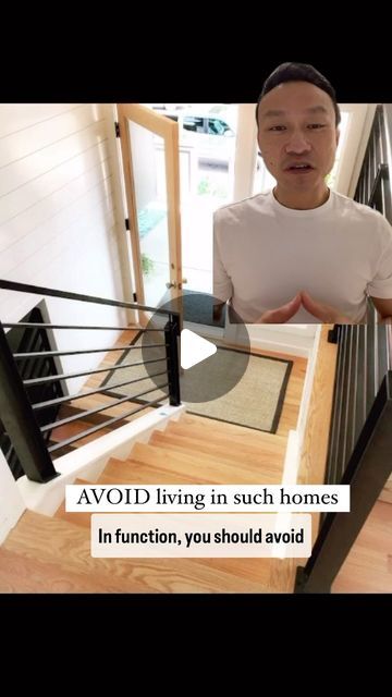 Frank Foo on Instagram: "AVOID Living in Such Homes

In Feng Shui, you should avoid living in homes where your front door opens to stairs going up, down or both. 

⬆️When the stairs are leading upwards, it causes a constant rush of energy from the upper area of the home to quickly gush out of the front door. 

⬇️When the stairs are leading downwards, the good energy that flows in from the outside of the home will continue to flow downwards and eventually circulating the energy out of your home. 

🔁When you have both kind of stairs going upwards and downwards, it is a continuation of good energy flowing out of your home. 

Unable to allow the energy to properly circulate around the home can result in financial loss and the loss of opportunities.

Unfortunately there is no way to mitigate t Front Door Opens To Stairs, Feng Shui Stairs, Slanted Ceiling, Feng Shui Tips, Door Opener, Go Up, Good Energy, The Energy, No Way