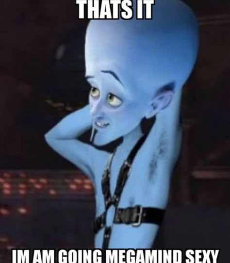 Megamind Megamind Meme, Mega Mind, Metro Man, Big Brain, Boy Cartoon, A Woman, Memes, Funny