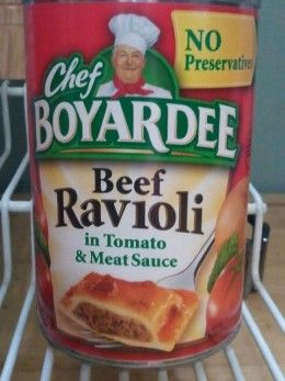 How to make canned Ravioli taste better Canned Ravioli, Dinty Moore Beef Stew, Beef Ravioli, How To Make Ravioli, Ravioli Casserole, Chef Boyardee, Ravioli Bake, Ravioli Recipe, Soup Kitchen