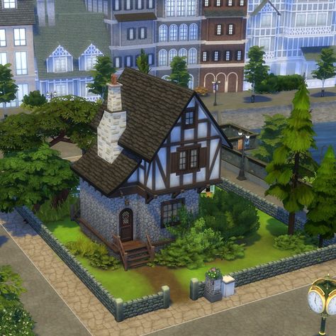 Windenburg House | No CC 🔨 ID Gallery: MAXPILOUNEMO Windenburg Sims 4, Sims 4 Windenburg House, Sims 4 Museum, Windenburg House, House No, Sims 4, Building