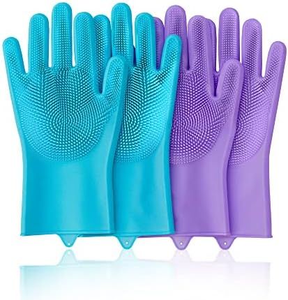 Dishwashing Gloves, Kitchen Gloves for Washing Dishes, Reusable Silicon Gloves for Cleaning, 13.6 inches 2 Pairs, Purple and Blue Medium Dish Washing Gloves Check more at https://uk.productsoffer.in/dishwashing-gloves-kitchen-gloves-for-washing-dishes-reusable-silicon-gloves-for-cleaning-13-6-inches-2-pairs-purple-and-blue-medium-dish-washing-gloves/ Scrub Gloves, Silicone Gloves, Dishwashing Gloves, Dish Washing, Kitchen Gloves, Protective Gloves, Washing Dishes, Cleaning Tools, Cleaning Household