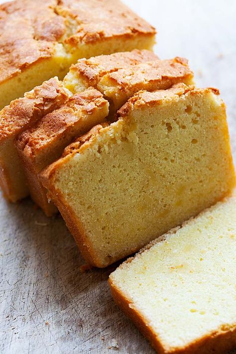 Old fashioned pound cake baked in a loaf pan. Easy Butter Pound Cake Recipes, Soft And Moist Pound Cake, Buttery Pound Cake Recipes Moist, Loaf Pound Cake Recipes Moist, Pound Cake Loaf Pan, Pound Cake In Loaf Pan, Best Pound Cake Recipes Moist, Loaf Pan Pound Cake Recipe, Loaf Pan Pound Cake