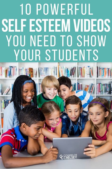 School Counseling Ideas, High School Counselor, Positive Self Esteem, Self Esteem Activities, Elementary School Counselor, School Counseling Lessons, Counseling Lessons, Guidance Lessons, Elementary Counseling