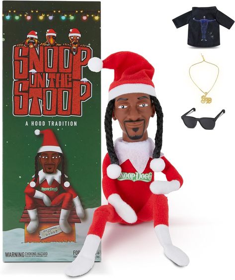 snoop dog snoop on a stoop limited edition christmas elf Snoop On A Stoop Christmas Elf Doll, Snoop Dog Elf On The Shelf, Snoop Dogg Elf On The Shelf, Snoop Dogg Elf, Snoop On The Stoop, Snoop Dog Christmas, Snoop On A Stoop, Toys Shelf, Snoop Dogg Christmas