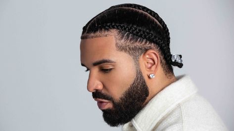 Drake Braids, Random Hairstyles, Drake Album Cover, Leo Style, Drake Rapper, Drakes Album, Bet Hip Hop Awards, Drizzy Drake, Cornrow Hairstyles For Men