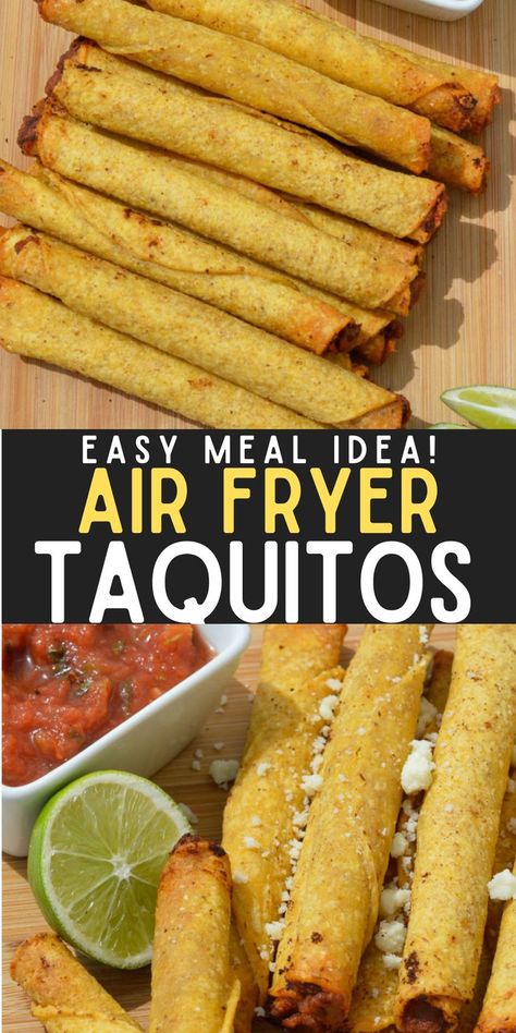 7/11 Taquitos Recipe, Corn Taquitos Air Fryer, Air Fryer Taquitos Corn Tortillas, Airfry Taquito, Easy Homemade Taquitos, Jose Ole Taquitos Air Fryer, Steak And Cheese Taquitos, Ground Turkey Taquitos Air Fryer, Homemade Taquitos Beef Air Fryer