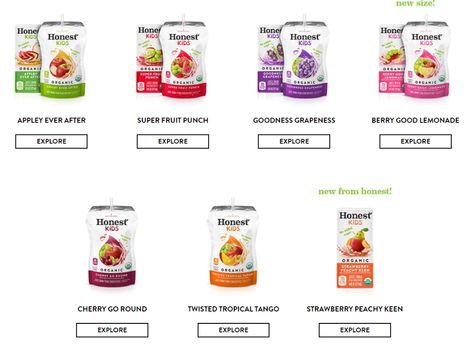 Are Honest Kids Juices Gluten Free? - GlutenBee Chocolate Bar Brands, Kids Fruit, Best Lemonade, Kids Juice, Juice Pouch, Gluten Free Kids, Punch Drinks, Fruits For Kids, Drink Mixes