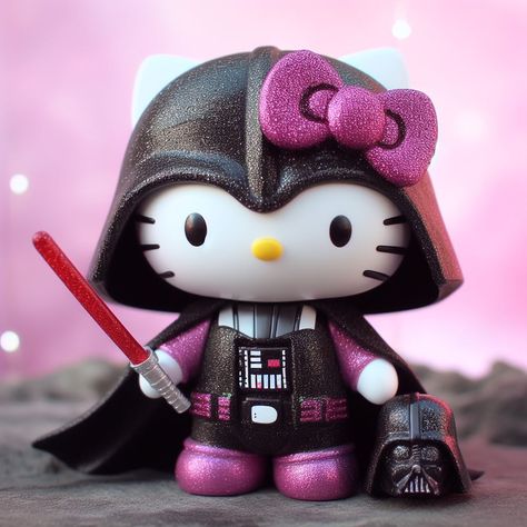 Hello Kitty Cosplay, Gif Hello, Dark Vader, Hello Kitty Images, Hello Kitty Nails, Hello Kitty Cartoon, Sanrio Wallpaper, Storm Trooper, Hello Kitty Iphone Wallpaper