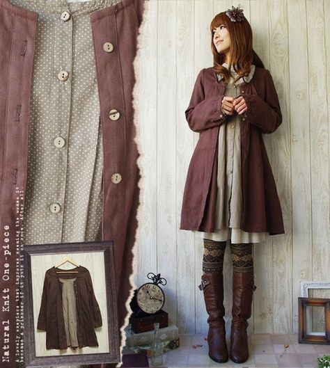 American Mori Mori Kei Fashion, Barbara Mori, Boho Winter, Kei Fashion, Mori Fashion, Mori Kei, Mori Girl Fashion, Academia Fashion, Forest Girl