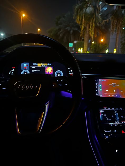 #audirs7 #audicar #cars #carstagram #latenightdrives #latenightvibes Audi R8 Inside, Luxury Car Inside, Audi A5 Interior, Audi Aesthetic, Audi Rs 7, Rich Lifestyle Luxury, Audi Interior, Donk Cars, Black Audi