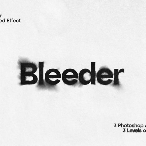 Bleeder - Ink Bleed Effect Dripping Typography, Ink Bleed Effect, Text Ideas, Ink Bleed, Horror Font, The Merchant Of Venice, Concept Clothing, Ink In Water, Blue Winter