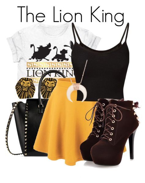 Lion King Disneybound, Lion King Inspired Outfits, Scar Halloween Costume, Savannah Outfits, Creepypasta Outfits, Geek Outfits, Disney Character Outfits, Disneybound Outfits, Theme Park Outfits