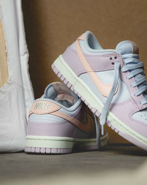 Nike Wmns Dunk Low *Easter*🐣🐇 Pastel Dunks, Cute Dunks, Resolution 2023, Cute Jordans, Wmns Dunk Low, Dunk Outfit, Trendy Shoes Sneakers, Cute Watches, Pretty Shoes Sneakers