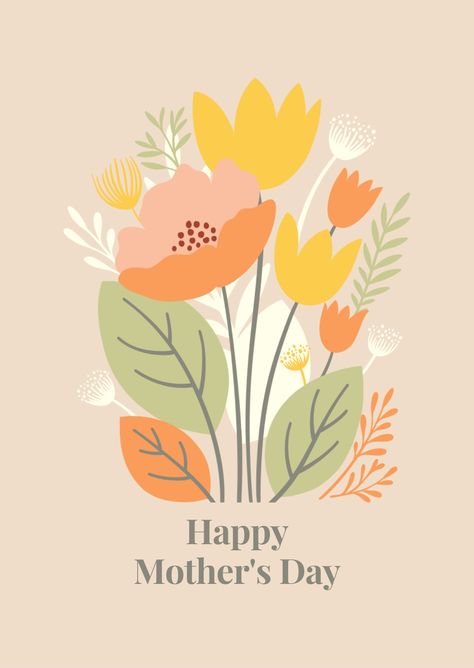 Green Floral Bouquet, Happy Mothers Day Messages, Mothers Day Card Template, Happy Mother Day Quotes, Mother Day Message, You Are Wonderful, Happy Mother's Day Card, Teacher Cards, Sticker Packs