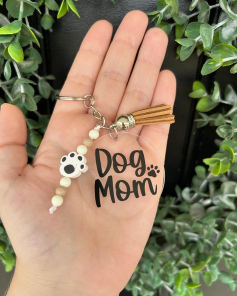 keychains 🔑✨ #alscreativenook #handmade #etsyshop #vinylprojects #shopsmall #cricutmade #fungifts Dog Mom Keychain, Mom Keychain, Acrylic Letters, Acrylic Keychain, Black Acrylics, Uv Resin, Dog Mom, Keychains, Best Gifts