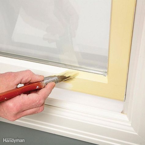 Can You Paint Vinyl Windows? Paint Vinyl, Vinyl Windows, Leaky Faucet, Painted Vinyl, Painting Contractors, Storing Paint, Family Handyman, Window Vinyl, Room Paint