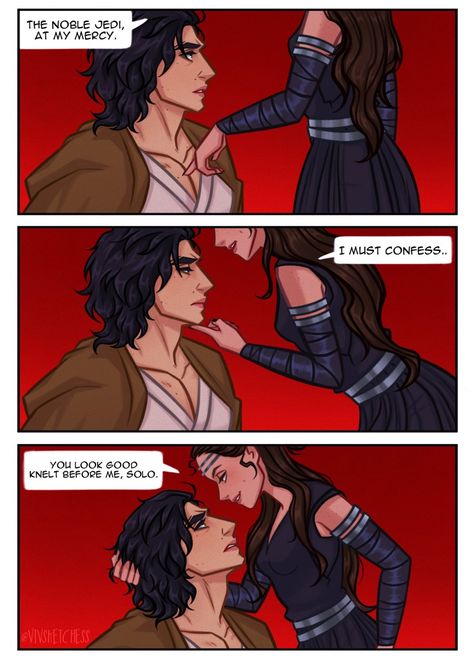 Reylo Art, Star Wars Couples, Reylo Fanart, Kylo Ren And Rey, Ben Solo, Star Wars Love, Star Wars Drawings, Stars Wars, Star Wars Comics