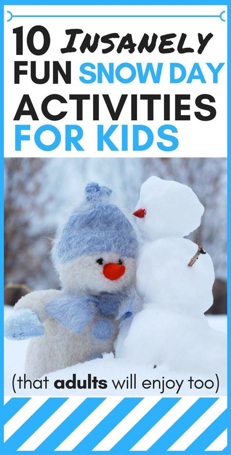 Winter Activities For Adults, Snow Day Activities For Kids, Snowday Activities, Snow Day Activities, Winter Family Activities, Winter Activities For Toddlers, Snow Activities, Winter Activities For Kids, Activities For Teens