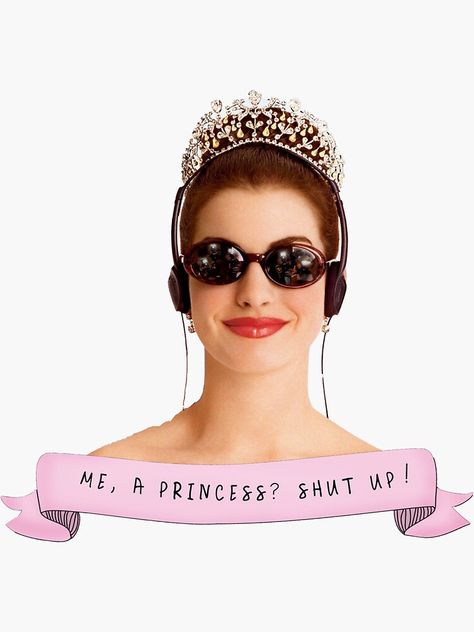 Me a princess. A sticker by maryburchill. #princess #sticker . #Princess_Sticker #Princess_Diaries #A_Princess #For_Sale Dg Letters, Princess Sticker, Sticker Chart, Diary Covers, London Aesthetic, Stickers Design, 23rd Birthday, Creative Shot, Princess Diaries