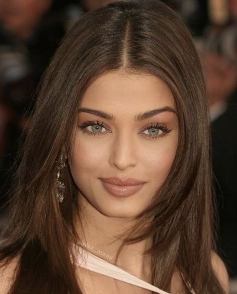 Aishwarya Rai Eye Makeup, Ashwariya Rai Hair, Indian Eyebrows, Bollywood Makeup Looks, Aishwarya Rai Hair, Aishwarya Rai Hairstyle, Pretty Indians, Bollywood Icons, Bollywood Hair