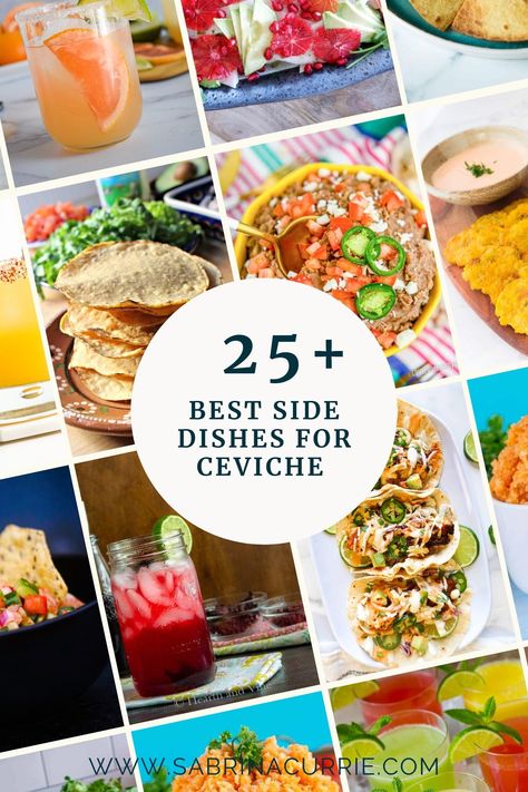 Sides For Ceviche, Ceviche Side Dishes, Chill Girlfriend, West Coast Kitchen, Blue Cheese Dip Recipe, Tuna Ceviche, Coast Kitchen, Caramelized Onions Recipe, Mexican Corn Salad