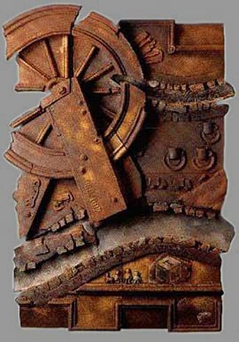 Steampunk Ceramic Sculpture, Machinery Art, Organic Mechanic, Rust Never Sleeps, Mechanical Art, Sculptures Céramiques, Sculpture Projects, Clay Tiles, Gcse Art