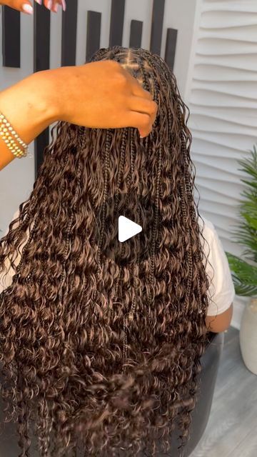 Boho Curls, Boho Knotless, Curly Braids, Knotless Braids, Boho Braids, Virgin Hair, Natural Hair, Hair Extensions, Link In Bio