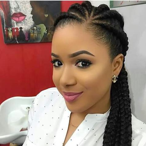 . Ghana Braid Styles, Ghana Braids Hairstyles, Braids Cornrows, Ghana Braids, African Hair Braiding Styles, French Braid Hairstyles, Braids Hairstyles Pictures, Hair Twist Styles, Cool Braid Hairstyles