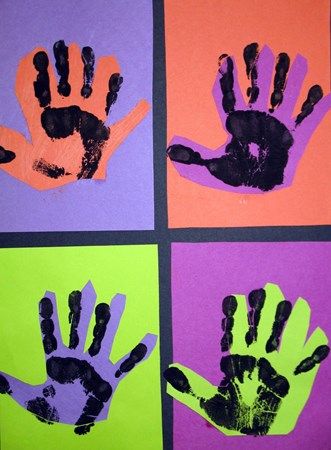 Artsonia Art Museum :: Artwork by Beau93 Pop Art Warhol, Class Art Projects, Andy Warhol Art, Warhol Art, Kindergarten Art Projects, Auction Projects, Hand Prints, Art Exhibit, Kindergarten Art