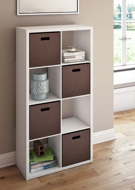 ClosetMaid | Wayfair 8 Cube Organizer, Cube Drawers, Cube Bookcase, Cube Organizer, Space Room, Wood Laminate, Cube Storage, Organization Bedroom, Storage Organizer