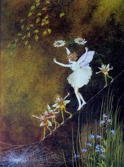 Ida Rentoul Outhwaite, Fairy Illustration, Fairy Pictures, Fairy Aesthetic, Fairies Elves, Vintage Fairies, Fairy Magic, Flower Fairies, Fairytale Art