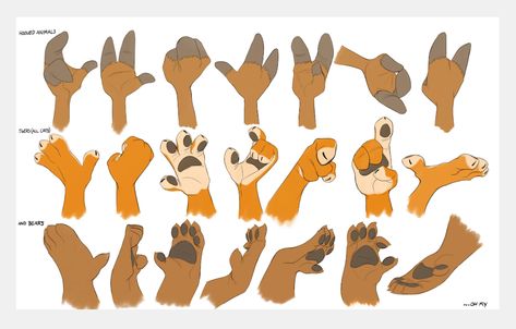 Character Design Portfolio, Paw Drawing, Hand Drawing Reference, Concept Art Drawing, Character Design Animation, Cartoon Character Design, Anatomy Art, Art Tutorials Drawing, Drawing Base