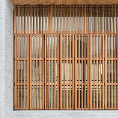 © Shin Kyungsub Wood Facade, Floor Layout, Space Architecture, Architecture Exterior, Facade Architecture, Facade Design, Daegu, Architect Design, Architecture Building