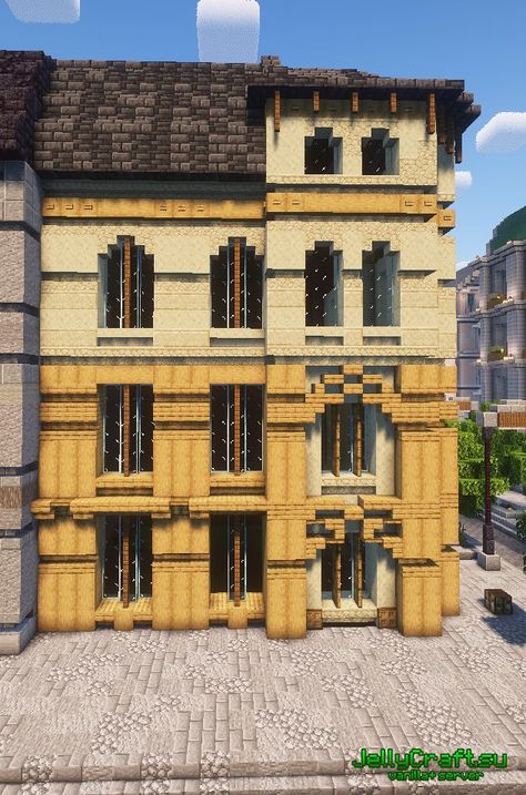 Minecraft Modern City, Minecraft Steampunk, Minecraft City Buildings, Minecraft Interior, Minecraft Structures, Minecraft Interior Design, Minecraft House Plans, Bangunan Minecraft, Minecraft Modern