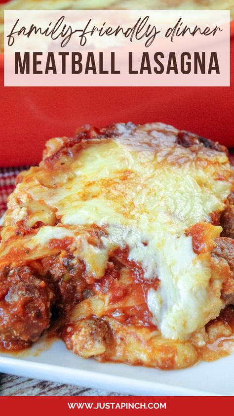 meatball lasagna recipe Small Meatballs, Meatball Lasagna, Italian Bread Crumbs, Lasagna Recipe With Ricotta, Lasagna Casserole, Chicken Tortillas Soups Recipe, Lasagne Recipes, Traditional Lasagna, Homemade Lasagna