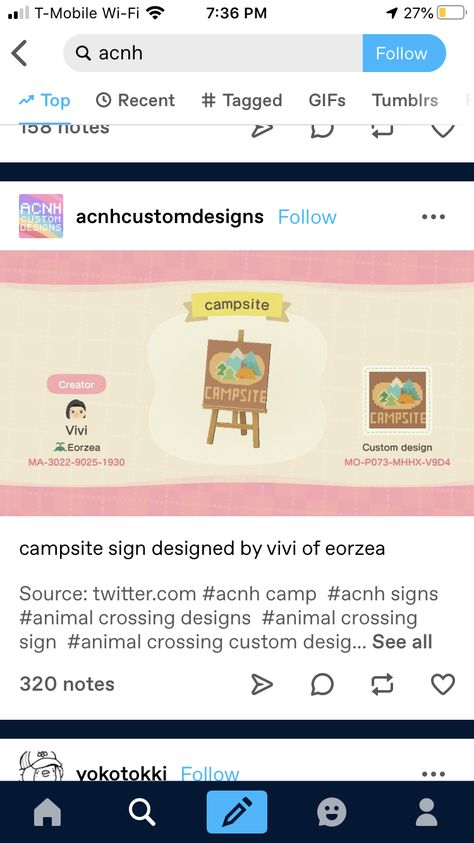 Campsite Sign Animal Crossing, Acnh Tricks, Achn Ideas, Cosy Games, Parking Lot Sign, Campsite Signs, Shark Sign, Cottagecore Animal Crossing, Ac Codes