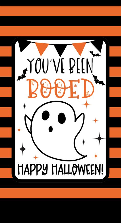 You Have Been Booed Printable Free, You’ve Been Booed Printable, You've Been Booed Free Printable, You Have Been Booed, You've Been Booed Printable, Prudent Penny Pincher, Boo Door Hanger, Booed Printable, Free Halloween Printables