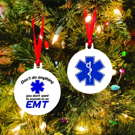 Ems Ornaments, Fallen Officer, Police Officer Gifts, Medic Alert Bracelets, Shatterproof Ornaments, Inner Core, Paramedic, Personalized Ornaments, Personalised Kids