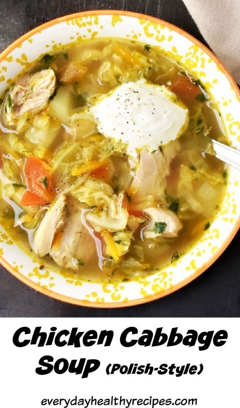 Chicken Potato Cabbage Soup, Cabbage Chicken Noodle Soup, Cabbage Soup Chicken, Chicken Cabbage And Potatoes, Chicken And Cabbage Soup Recipes, Chicken Cabbage Soup Crockpot, Cabbage And Rice Soup, Cabbage Recipe Soup, Chicken Cabbage Soup Recipes