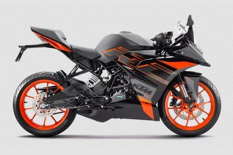 The RC 200 received new colour schemes and dual-channel ABS with the migration to BS6 specifications. In the process KTM has managed to maintain the power and torque figures of the 199.5cc single-cylinder engine producing 25hp at 10,000rpm and 19.2Nm of torque at 8,000rpm. Ktm Bike Price, Avenger Cruise, Bike India, New Ktm, Rc 200, Ktm Rc 200, Ktm Duke 200, Ktm Rc, Bike Prices