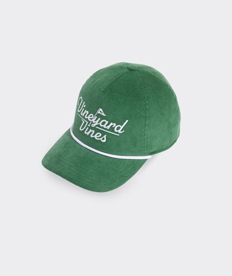 Shop vineyard vines Golf Corduroy 5-Panel Baseball Hat at vineyard vines Vineyard Vines Logo, Palmetto Moon, Braided Leather Belt, Golf Hats, Vineyard Vines, Hat Ideas, Braided Leather, Fabric Store, Hat Hairstyles