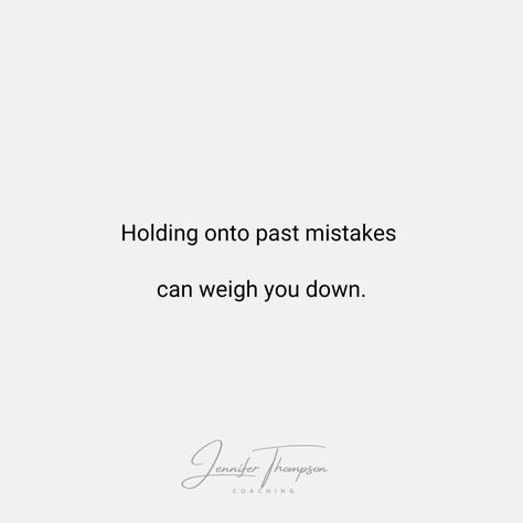 Moving Forward from Past Mistakes 🌟 ❓ Do you find yourself replaying past mistakes over and over? 💭 Holding onto past mistakes can weigh you down. ✨ Self-forgiveness frees you to focus on the present. 🌸 You are so much more than your past. ❓ What would your life look like if you let go of past mistakes? 👉 Begin a new chapter. Book a free strategy session today! 📖 Head to the link in my bio for the booking link @j@jenniferthompsoncoaching #EldestDaughterJourney #MillennialWomenEmpowerm... Let Go Of Past, Focus On The Present, Past Mistakes, Find Yourself, New Chapter, Let Go, Moving Forward, The Present, Letting Go