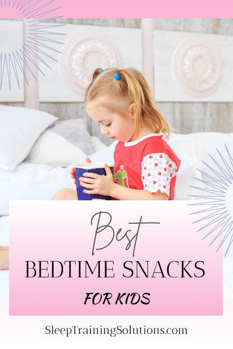 Is your child always asking for a snack before bed? Here are some tips of what to offer to promote sleep, what to watch for so snacking before bed doesn't becoming a problem and why your child is asking for a snack before bed! Bedtime snacks for kids | Bedtime snacks for toddlers | Bedtime snacks for kids healthy | Bedtime snacks kids | Child bedtime routine #bedtimesnacksforkids #bedtimesnackskids Bedtime Snacks For Kids, Best Bedtime Snacks, Sleep Training Toddler, Snacks For Kids Healthy, Snacks For Toddlers, Snacks Before Bed, Toddler Sleep Training, Kids Bedtime Routine, Snacks Kids