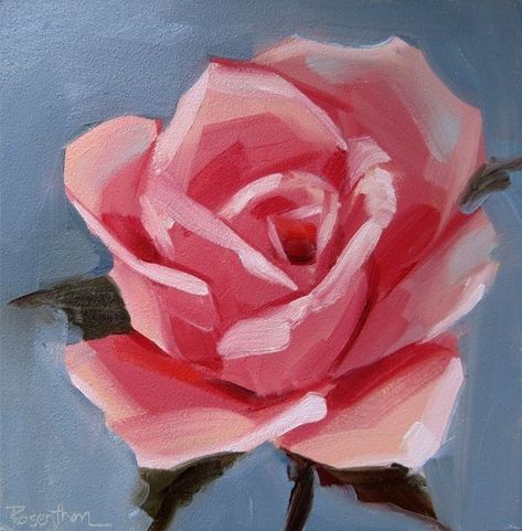 Flower Artists, Acrylic Painting Flowers, Rose Drawing, Canvas Painting Ideas, Acrylic Painting For Beginners, Acrylic Painting Tutorials, Acrylic Flowers, Oil Painting Flowers, Beginner Painting