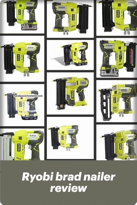 Ryobi brad nailer reviews in full detail in this article. If you’re looking for a nail gun that can drive up to 1700 nails per charge, the Ryobi Brad Nailer is the perfect tool. #ryobi #ryobibradnailer #bradnailer #handpowertools #woodworking Ryobi Power Tools, Brad Nailer, User Guide, Power Tools, Woodworking, Drive, Tools, Nails