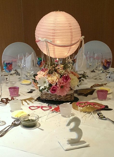 Light pink paper lantern wedding center piece with micro string LED lights and artificial flowers Paper Lantern Centerpiece Wedding, Floral Paper Lanterns, Chinese Lantern Flower Arrangement, Pink And Gold Paper Laterns, Paper Lantern Centerpieces, Paper Lanterns Wedding Paper Lantern Store, Paper Lanterns Wedding, White Lace Gown, Marriage Reception